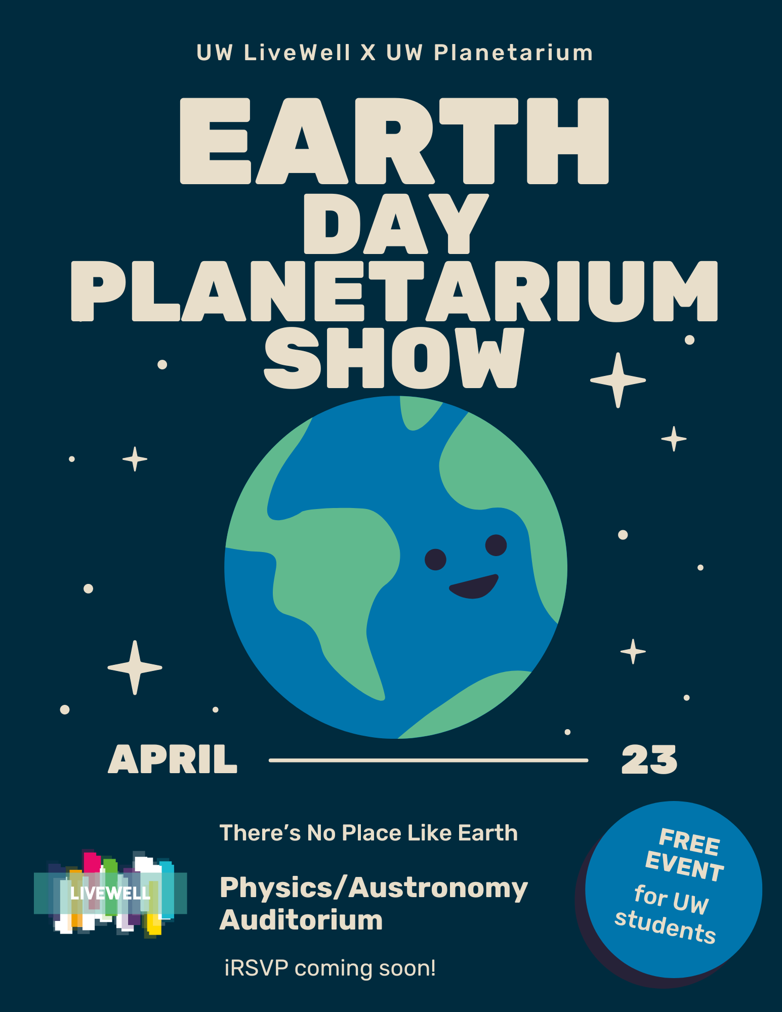 Earth Day Planetarium Show poster